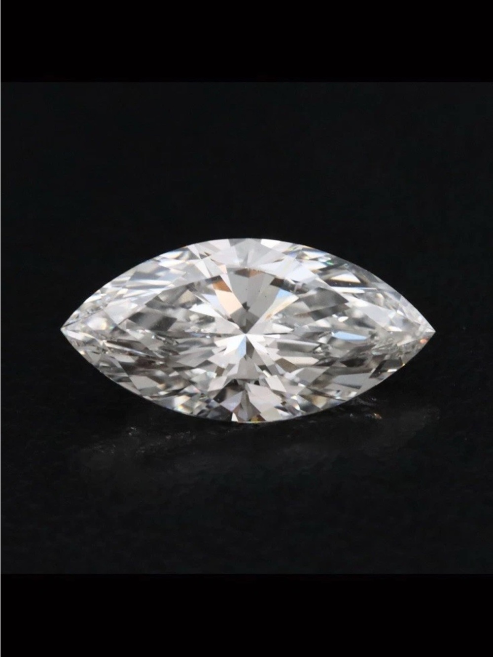 Lab Diamond 1.88 Carat Marquise Color E VS1  IGI Certified